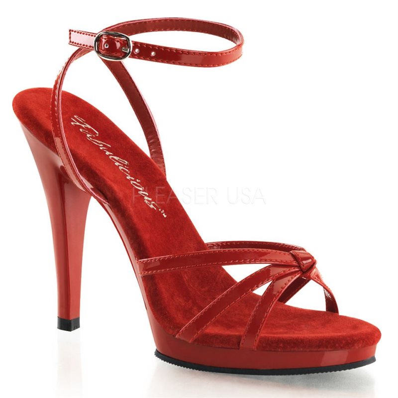 Pleaser Flair-436 Highheels Damen Rot | EOLHAHMKF