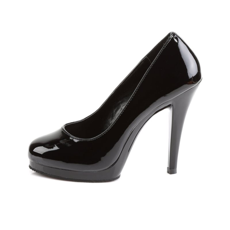 Pleaser Flair-480 Pumps Damen Schwarz | FICRBLSTP