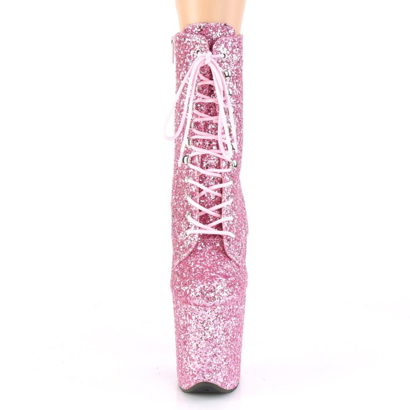 Pleaser Flamingo-1020GWR Stiefel Damen Rosa | BLSXAWFUX