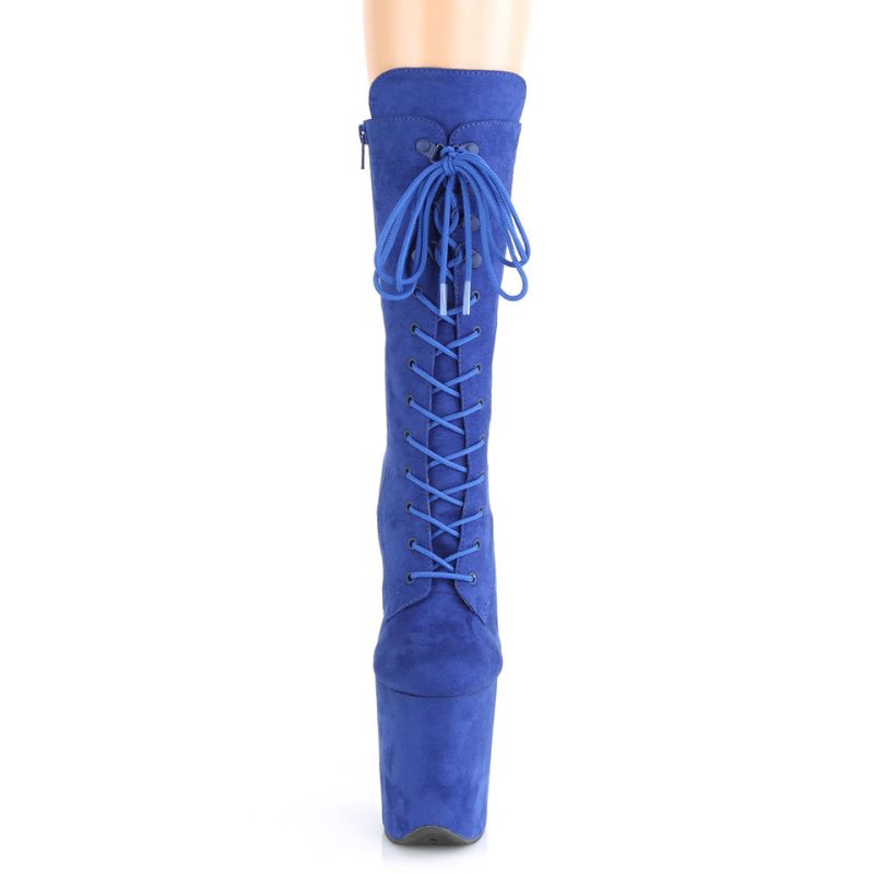 Pleaser Flamingo-1050FS Stiefel Damen Blau | LVQZFWISY