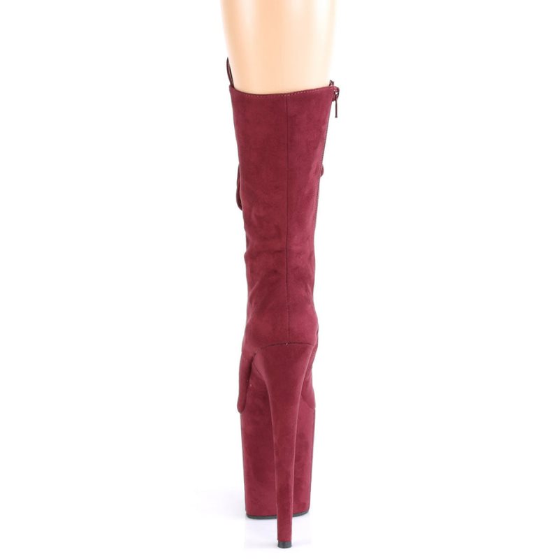 Pleaser Flamingo-1050FS Stiefel Damen Bordeaux | VYNJSNKGH