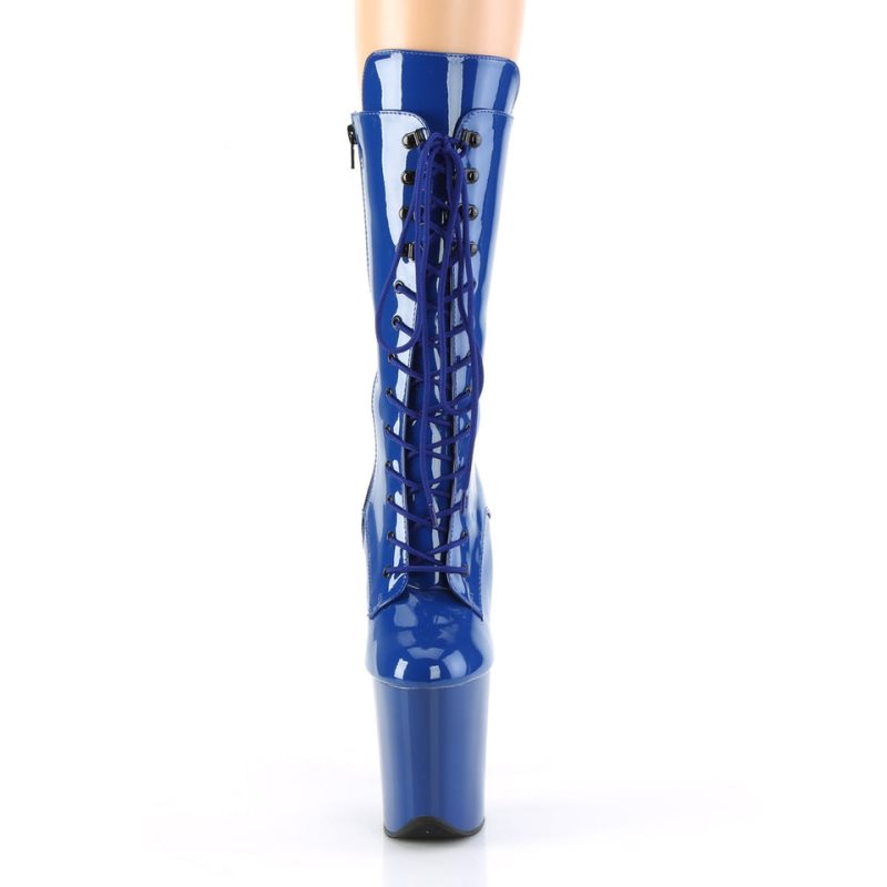 Pleaser Flamingo-1050 Stiefel Damen Blau | BQHRPBYJD