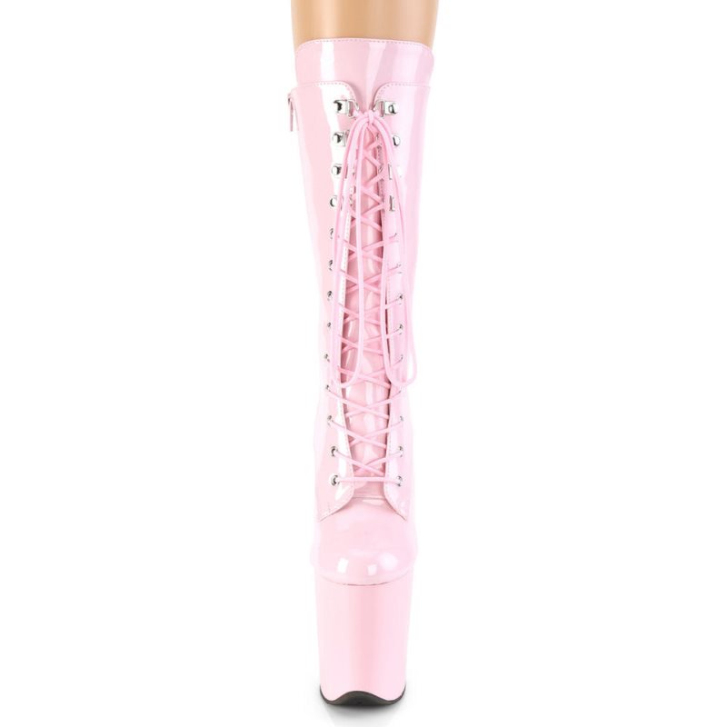 Pleaser Flamingo-1050 Stiefel Damen Rosa | KPJIIUBAY