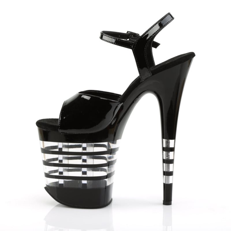 Pleaser Flamingo-809LN Plateau High Heels Damen Schwarz | CDPGRPEMX