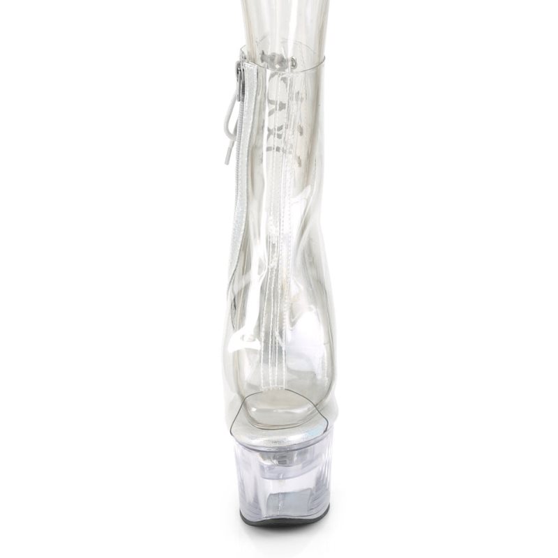 Pleaser Flashdance-1018C-7 Stiefel Damen Clear | UVXQHDCQT