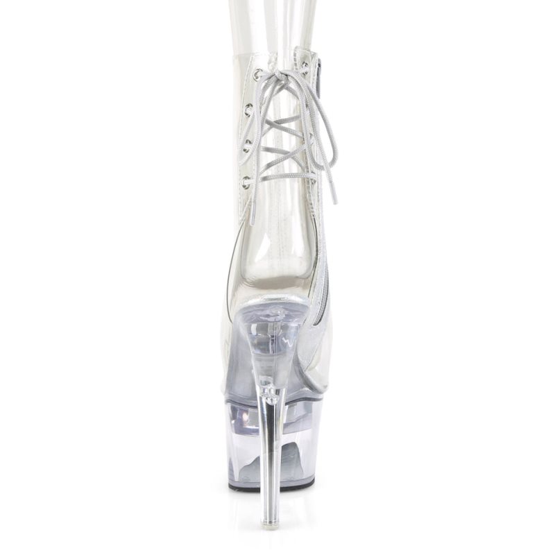 Pleaser Flashdance-1018C-7 Stiefel Damen Clear | UVXQHDCQT