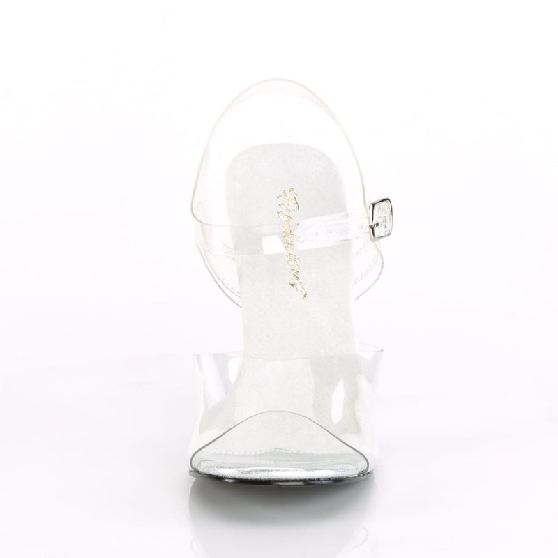 Pleaser Gala-08MG Highheels Damen Clear | WYTHGXYCV