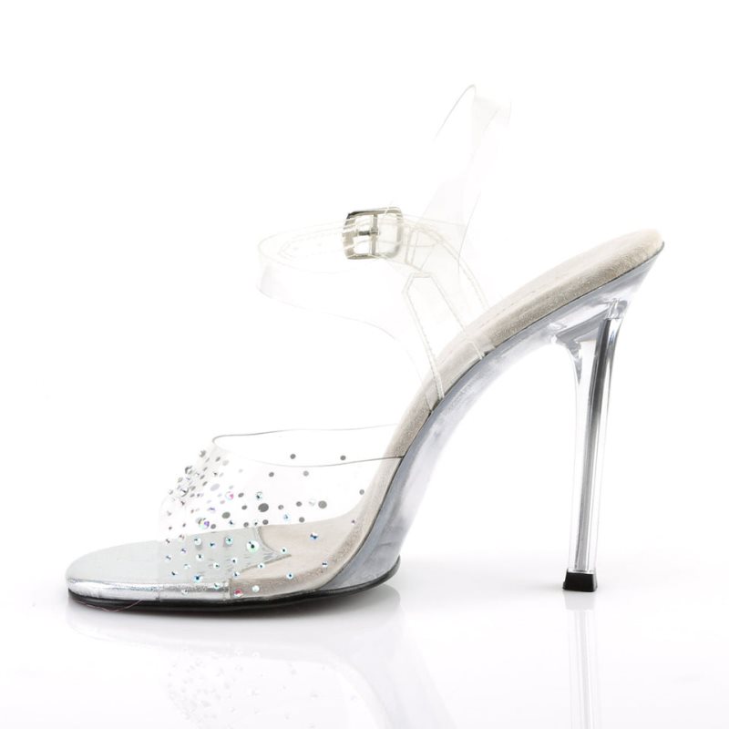 Pleaser Gala-08SD Highheels Damen Clear | GJLMIALRN