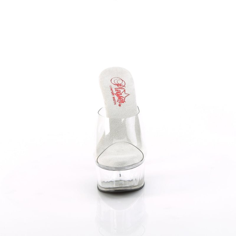 Pleaser Gleam-601 Plateau High Heels Damen Clear | USAPOPFXJ