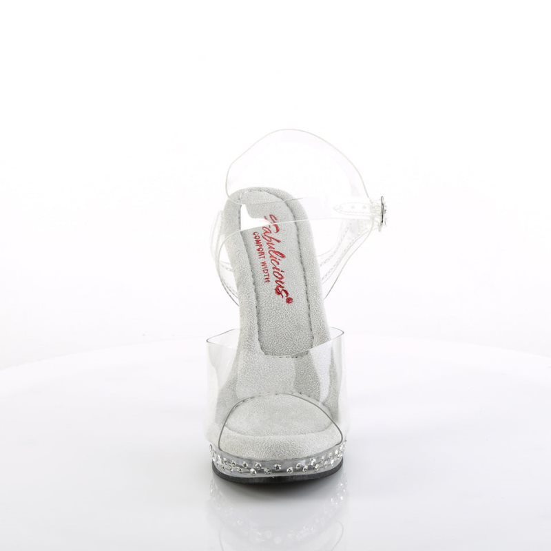 Pleaser Glory-508SDT Highheels Damen Clear | KVJCHOSMY