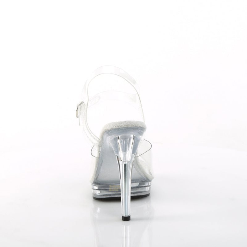 Pleaser Glory-508 Highheels Damen Clear | WBENYJSRV