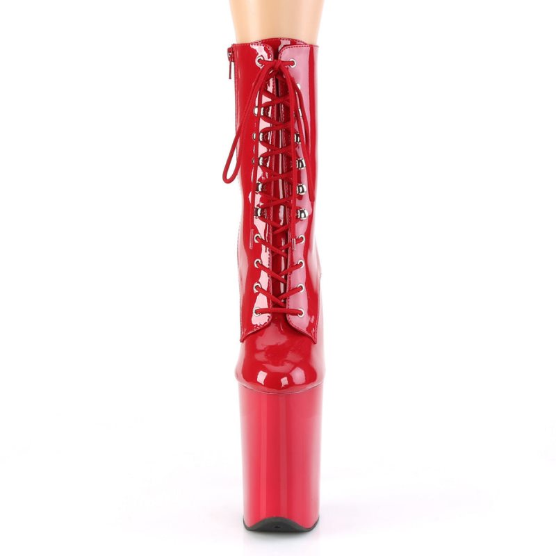 Pleaser Infinity-1020 Stiefel Damen Rot | NSPWIKOFG