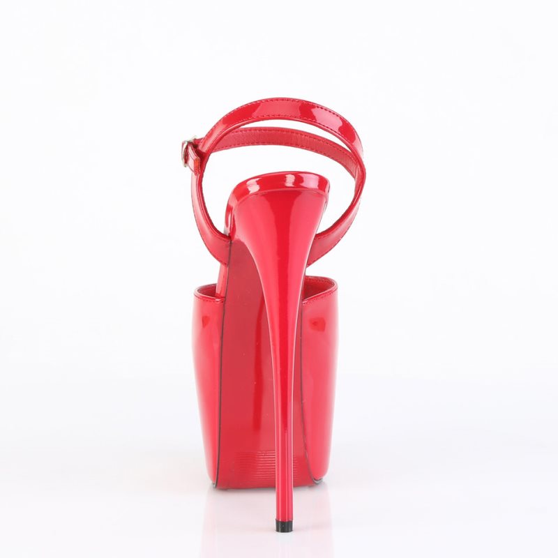 Pleaser Jubilant-09 Plateau High Heels Damen Rot | TIVURFXEP