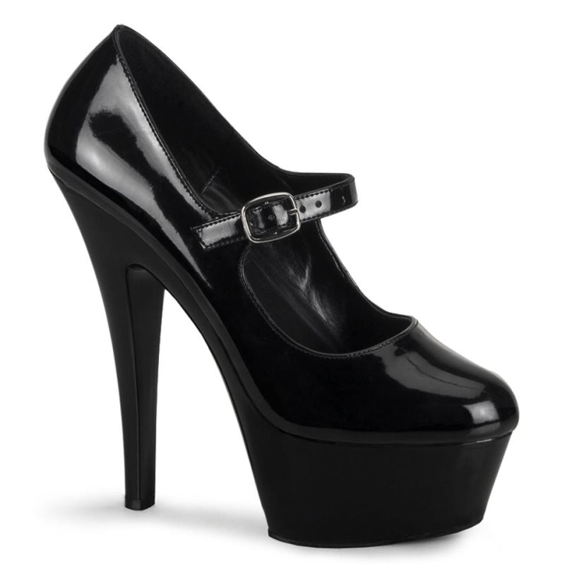 Pleaser Kiss-280 Pumps Damen Schwarz | KEUBYPHFN