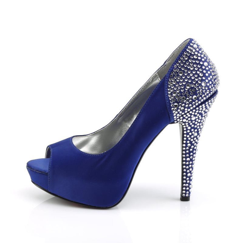 Pleaser Lolita-08 Pumps Damen Blau | CFBKRYGFN