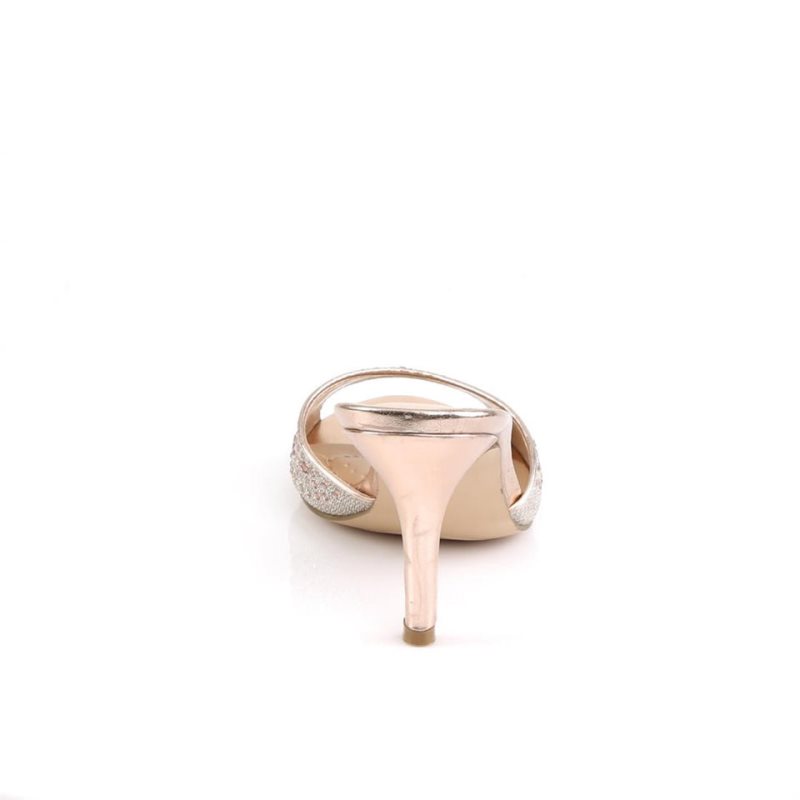 Pleaser Lucy-01 Pantoletten Damen Gold | KIQUEDUHF