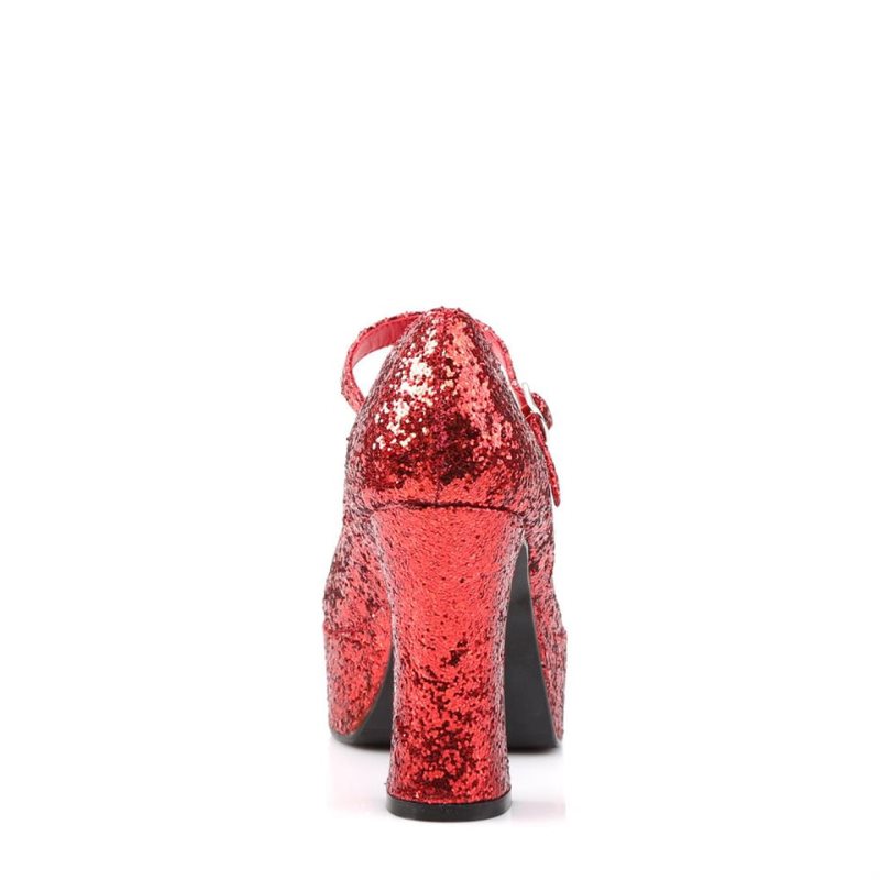 Pleaser Maryjane-50G Pumps Damen Rot | WKUJCAUTL