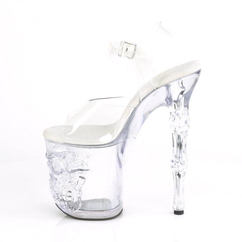 Pleaser Rapture-808 Plateau High Heels Damen Clear | BNQVWMFRS