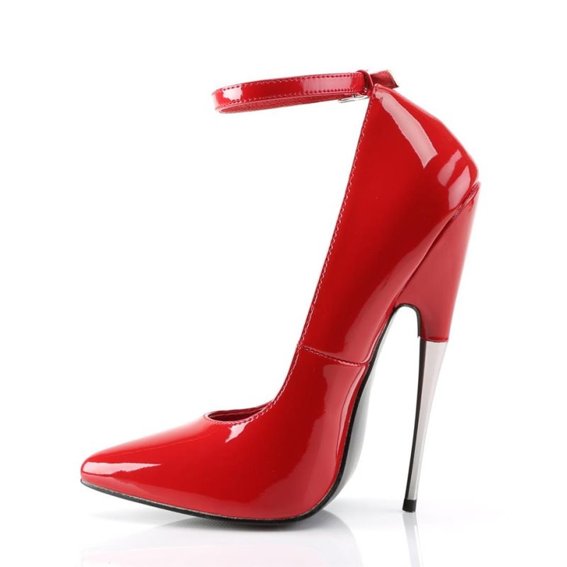 Pleaser Scream-12 Pumps Damen Rot | MGTWJNVTU