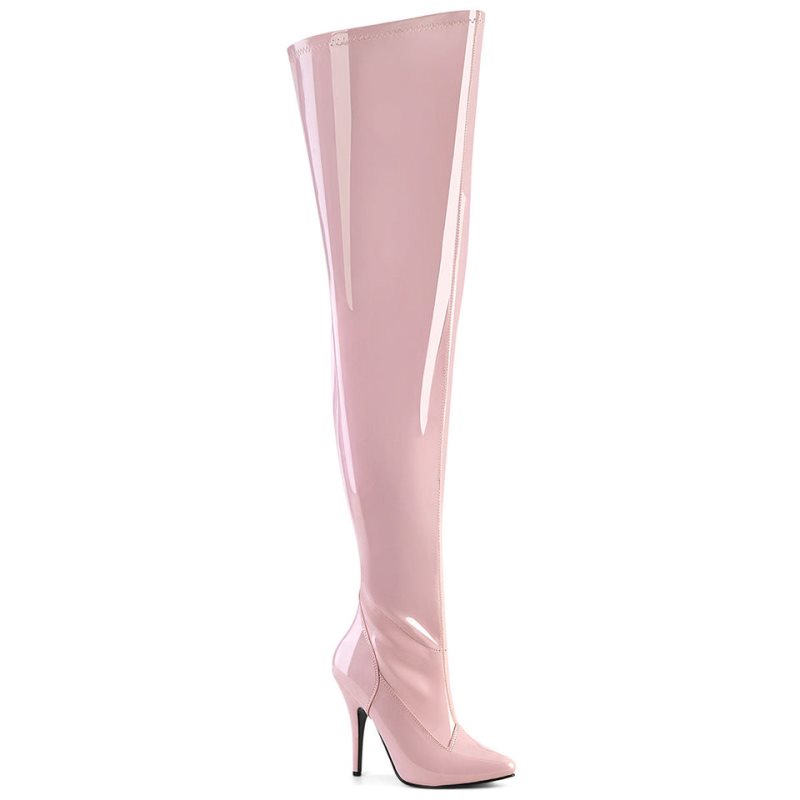 Pleaser Seduce-3000WC Overknee Stiefel Damen Rosa | TEGAHLTNS