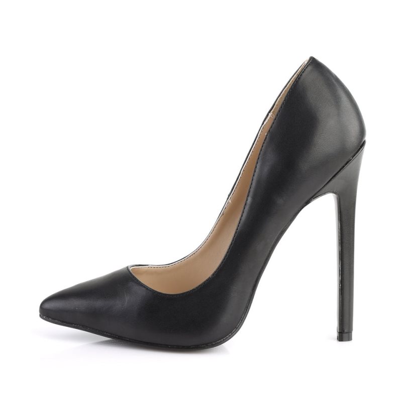 Pleaser Sexy-20 Vegan Leather Pumps Damen Schwarz | SBETYTMVU