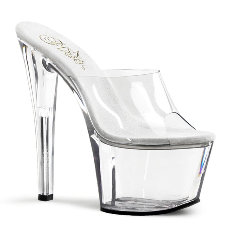 Pleaser Sky-301 Plateau High Heels Damen Clear | MFYHKDZXH