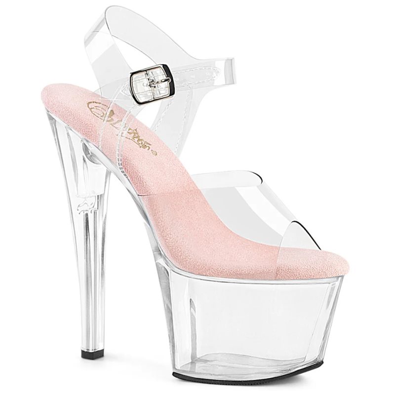 Pleaser Sky-308 Plateau High Heels Damen Rosa | DPUXHJZXM