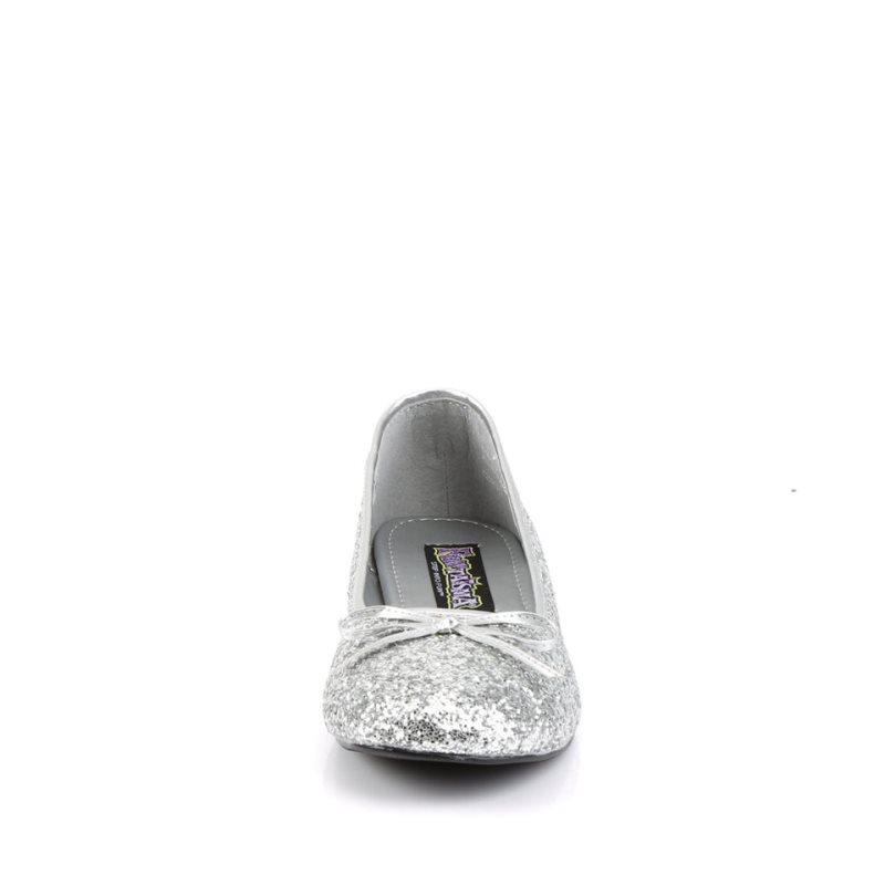 Pleaser Star-16G Ballerinas Damen Silber | THCZEBWTK