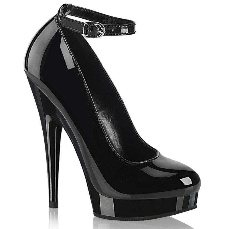 Pleaser Sultry-686 Pumps Damen Schwarz | UNOZWYIVP