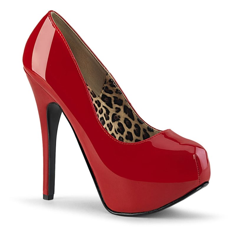 Pleaser Teeze-06 Pumps Damen Rot | XAWDEGNJC