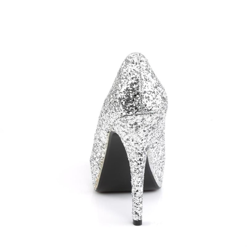 Pleaser Twinkle-18G Pumps Damen Silber | PRBXMQGYE