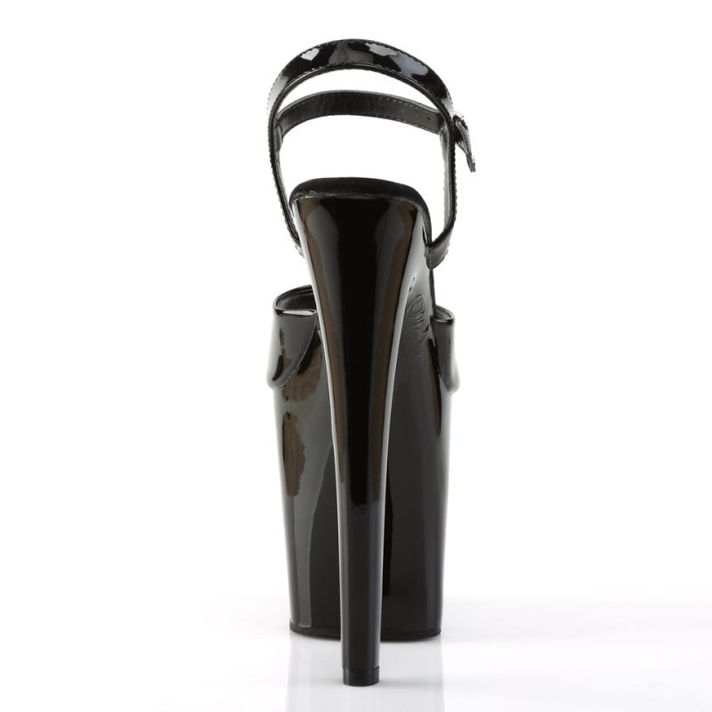 Pleaser Xtreme-809 Plateau High Heels Damen Schwarz | WKOTRTHBV